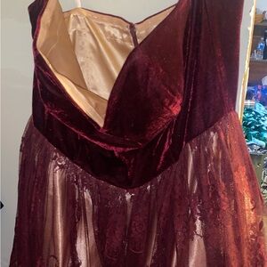Burgundy Prom Dress